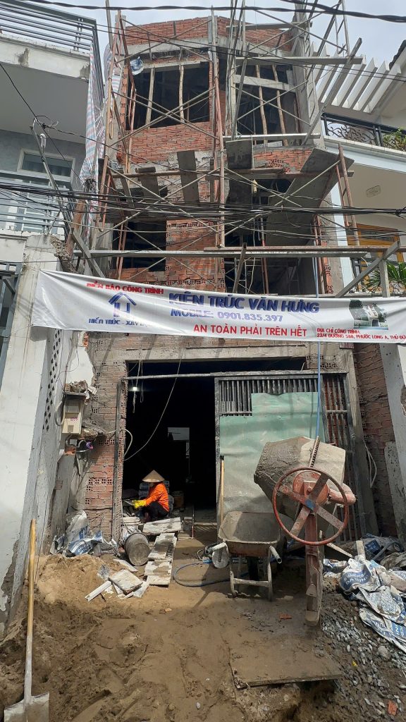 Thầu xây dựng phần thô củ chi